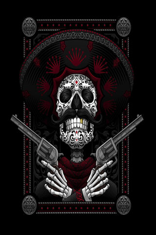 Mariachi Skull: A Celebration of Life and Death 🎉💀