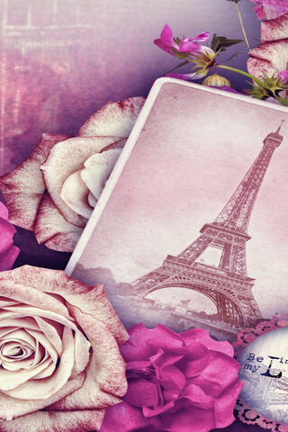 Romantic Paris: A Floral Dream 🌹✨