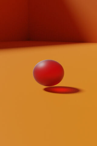 Crimson Sphere: A Dance of Light and Shadow