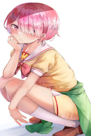 Ram from Re:Zero - A Moment of Reflection 🌸