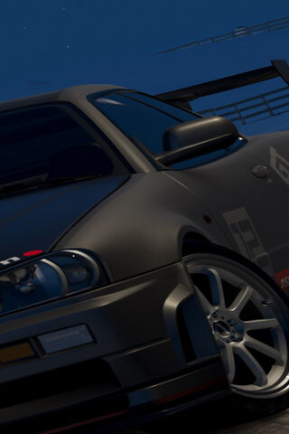 Night Racer: The Skyline R34 in Action 🌌🏎️