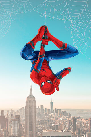 Web-Slinger Above the City 🌆🕷️