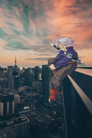 Future Warrior on the Edge 🌆⚔️