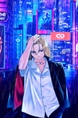 Neon Dreams: The Heart of Tokyo Revengers 🌆✨