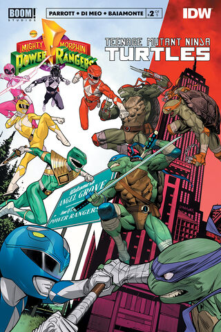 TMNT V Power Rangers