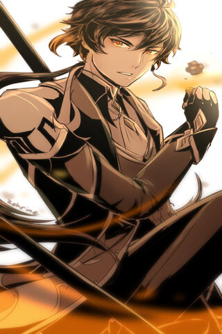 Zhongli's Dynamic Spear Kick: A Dance of Power! ⚔️✨