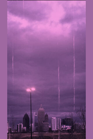 Mystical Atlanta: A City in Purple Hues 🌆💜