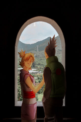 A Moment of Connection: Shikamaru and Temari 🌄❤️