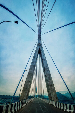 Suspended Elegance: The Cable Stay Bridge