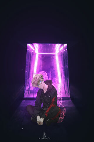 Chifuyu's Neon Escape 🌌✨