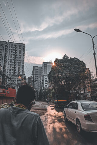 Sunset Serenity in Dhaka 🌇