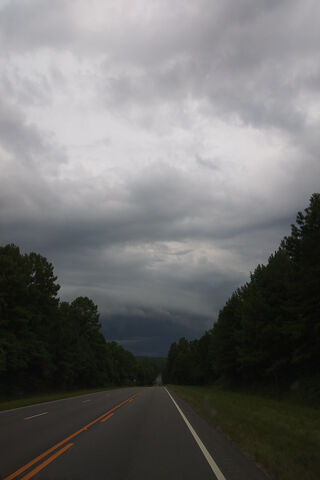 Journey Through Long Alabama Road 🌧️🚗