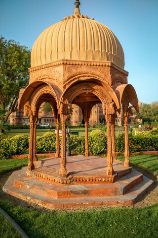 Majestic Gazebo of Laxmi Niwas Palace 🌟