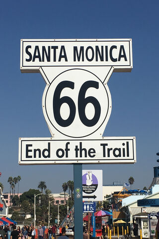 The Iconic End of Route 66 🌟