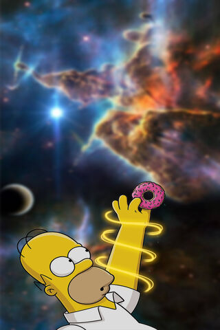 Homer's Cosmic Donut Adventure 🍩✨