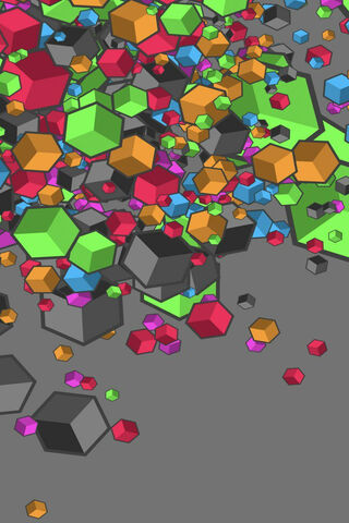 Colorful Chaos: A Geometric Wonderland 🌈✨