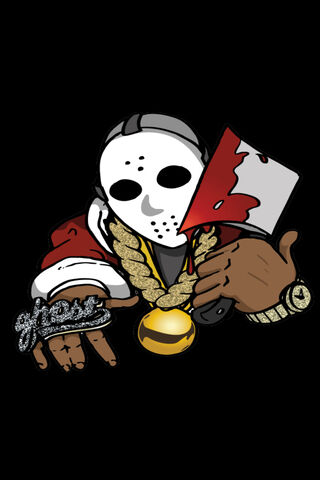 Ghost Face Bling: A Chilling Tribute