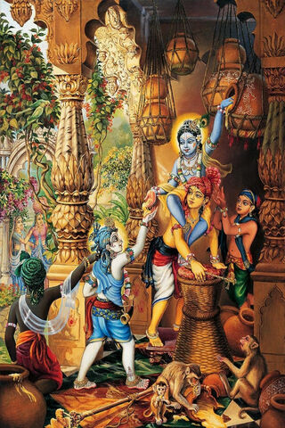 Divine Playfulness: The Adventures of Krishna 🌟