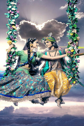Eternal Love: The Dance of Radha and Krishna 🌸💖