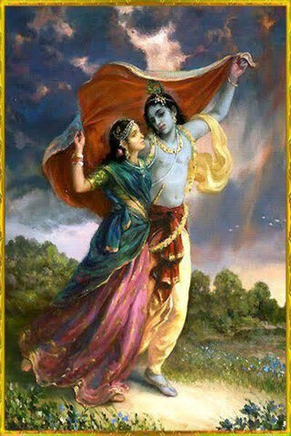 Divine Dance of Radhakrishna: Love in Harmony 🌼💖