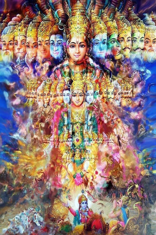 The Divine Tapestry: Virat's Cosmic Form 🌌✨