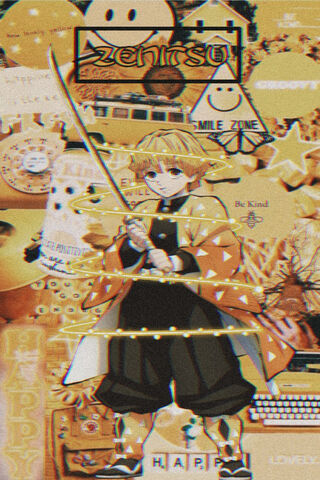 Zenitsu's Joyful Celebration 🎉