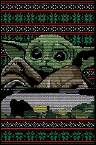 Festive Force: Baby Yoda's Holiday Spirit 🎄✨