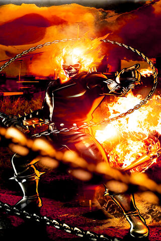 Fiery Vengeance: The Spirit of the Ghost Rider 🔥💀
