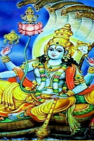 Divine Protector: The Essence of Lord Vishnu 🌺✨