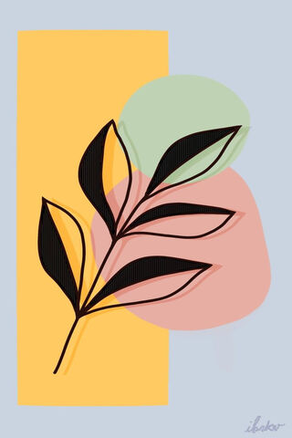 Whimsical Nature in Soft Hues 🌿✨