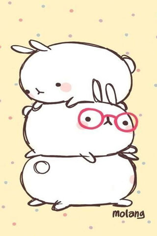 Adorable Molang Bunny Tower 🐰✨