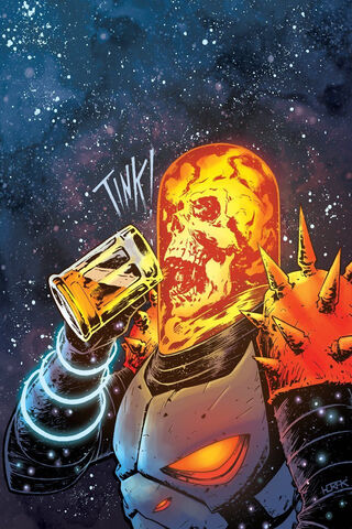 Galactic Revelry: The Cosmic Ghost Rider Unleashed! 🌌🔥