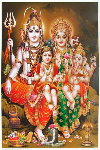 God Shiva Family