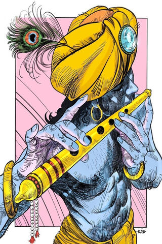 Melodies of the Divine: Krishna's Enchantment 🎶✨