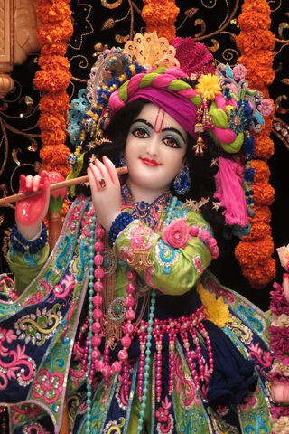 The Divine Flute Player: Lord Krishna's Enchantment 🎶✨