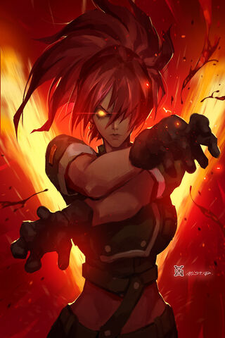 Orochi Leona Heidern: The Fiery Warrior