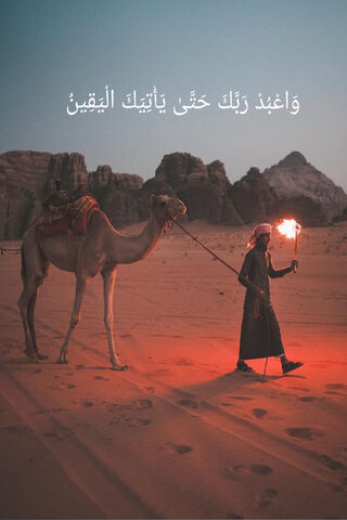 Guided by Faith in the Desert 🌌🐪