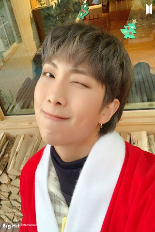 Festive Cheer with NamJoon 🎄✨