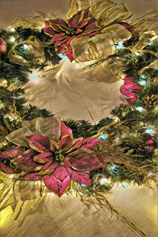 Festive Elegance: The Christmas Wreath Delight 🎄✨