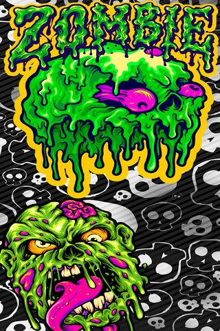 Grotesque Green Zombie Vibes! 🧟 💚