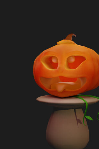 3D Pumpkin Ahegao