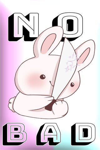 Bunny's Playful Message 🐰✂️