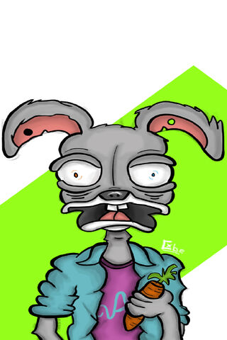 Cxbe's Quirky Bunny: A Carrot Conundrum 🥕🎨