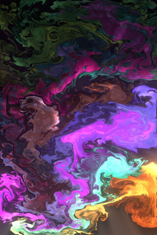 Whispers of Color: A Fluid Dance