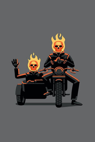 Flaming Spirits on Wheels 🔥🏍️