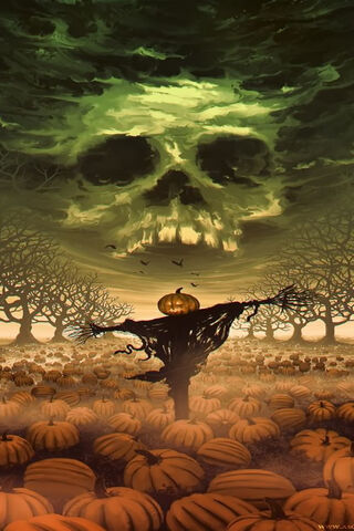 Eerie Harvest: The Scarecrow's Watch