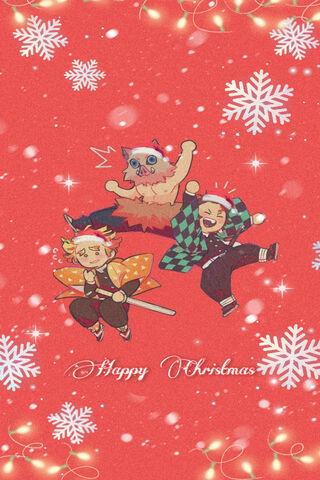 Demon Slayer's Festive Fun! 🎄✨