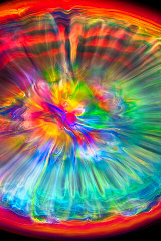 Cosmic Burst: The Dance of Colors