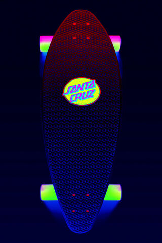 Neon Vibes: The Santa Cruz Skateboard Experience 🌈🛹