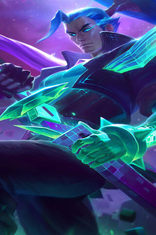 Yasuo: The Neon Blade Master ⚔️✨